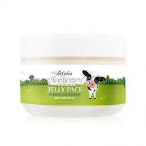 Ночная маска "Эластичность и сияние" с молочным протеином Esfolio Milk Jelly Pack