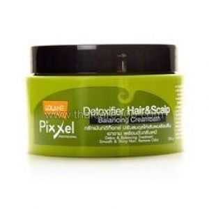 Детокс-маска для волос Lolane Pixxel Detoxifier hair & Scalp (225 гр)