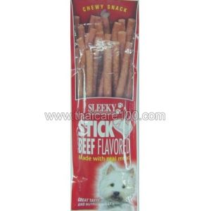 Жевательные палочки для собак с ароматом говядины Sleeky Chewy 