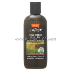 Шампунь для сухих волос Lolane Shampoo for Dry Hair Corn Sugar & Purple Brown Rice 