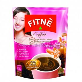 Финтес-кофе с коллагеном и витамином С Fitne Instant Coffee Mix with Collagen