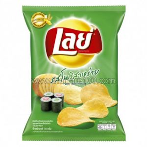Чипсы Лэйс со вкусом Нори Potato Chips Lay's Nori Seaweed Flavoured (75 гр)