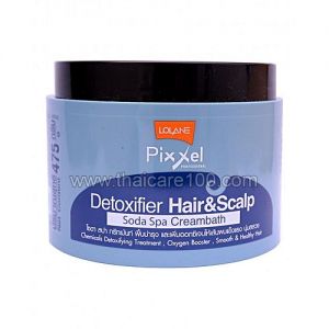 Релакс-маска для волос Lolane Pixxel Detoxifier Hair & Scalp Soda Spa Cream Bath (225 гр)