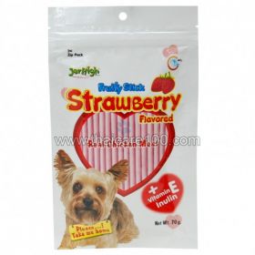 Клубничные палочки для маленьких собак Jerhigh Stix Strawberry Style 