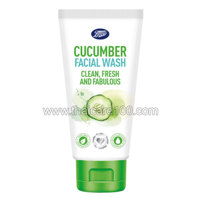 Огуречный очищающий гель Boots Cucumber Facial Wash