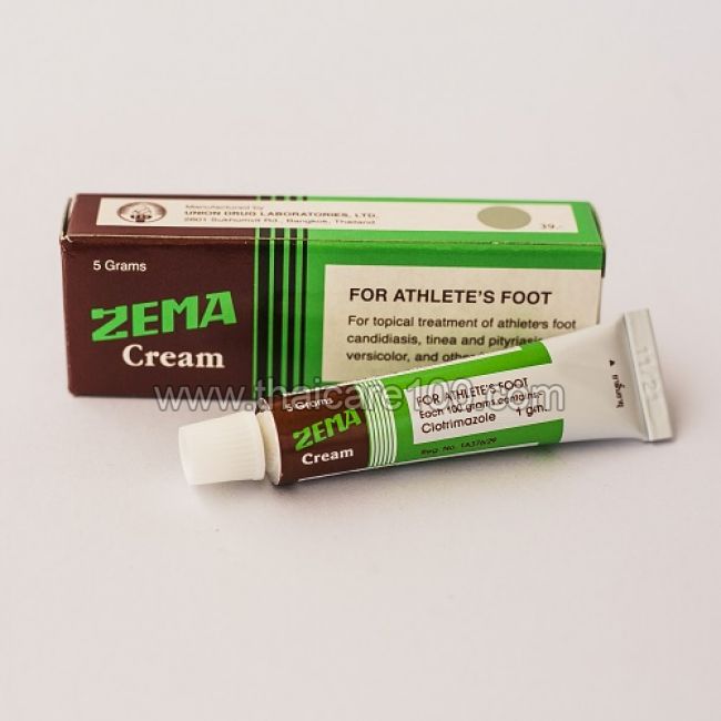 Мазь от грибковых инфекций и дерматита Zema Cream for Athlete's foot