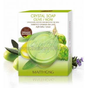 Кристальное мыло для лица с экстрактом Нони и Оливкого масла Crystal Soap Olive/Noni