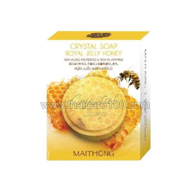 Кристальное мыло для лица с медом Королевских пчел Crystal Soap Royal Jelly Honey