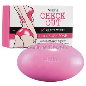 Мыло для отбеливания проблемных зон Mistine Check Out Gluta White Collagen
