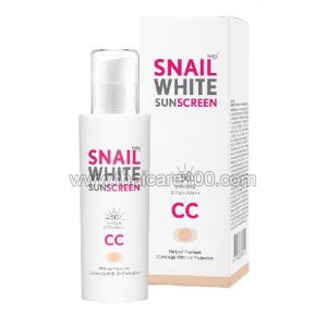 CC-крем солнцезащитный SPF 50 + Namu Life Snail White CC Sunscreen