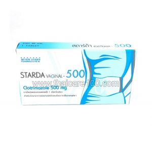 Свеча для одноразового применения от кандидоза и хламидиоза - Starda Vaginal Tablet-500