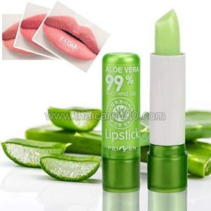 Проявляющаяся губная помада "Питание и увлажнение" Tanako Lipstick Aloe Vera 99%