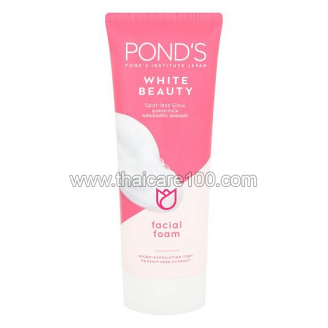 Ежедневная деликатная пенка для лица Pond's White Beauty Spotless Rosy White Foam