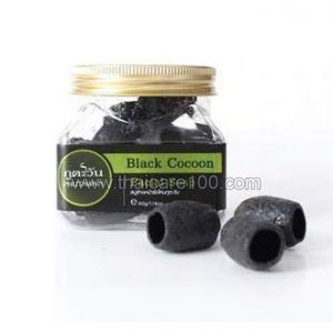 Мыло с шелковыми коконами и бамбуковым углем Magic Black Cocoon