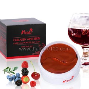 Патчи с красным вином и ягодами Moods Collagen Wine Berry Jelly Mask
