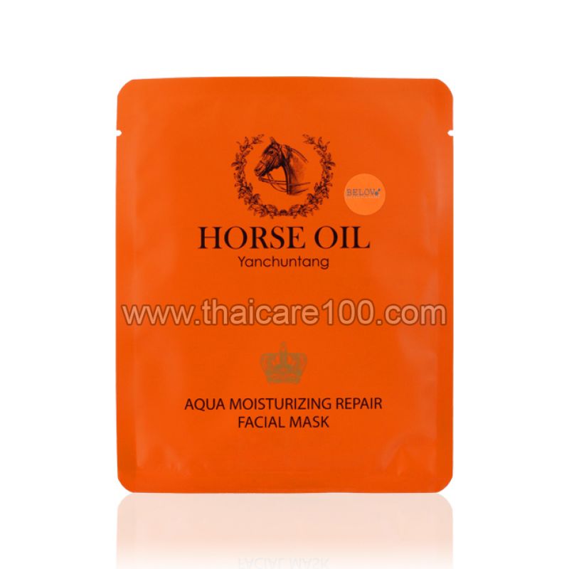 Питательная маска с лошадиным жиром Yanchuntang Horse oil