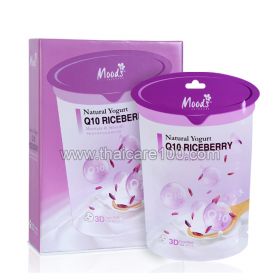 Маска для лица Moods Natural Yogurt Q10 Facial Mask с молочным протеином и Q10 