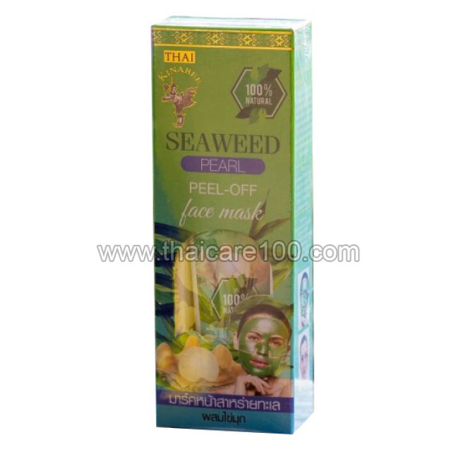 Маска-пилинг Thai Kinaree Seaweed Pearl Peel-off Face Mask с водорослями и жемчугом