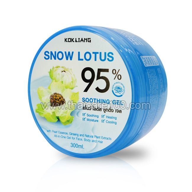 Гель со снежным лотосом и алое Kokliang Snow Lotus Soothing Gel 95%