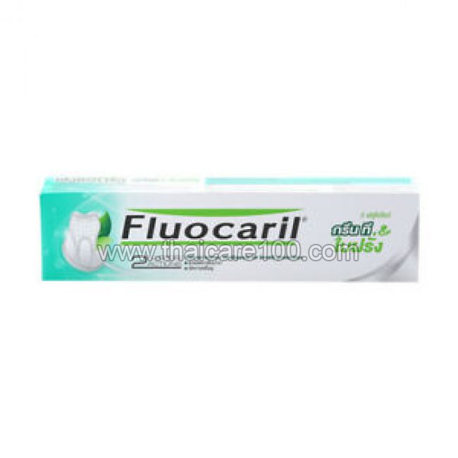 Зубная паста с зеленым чаем Fluocaril Green Tea Breath Expert Toothpaste 