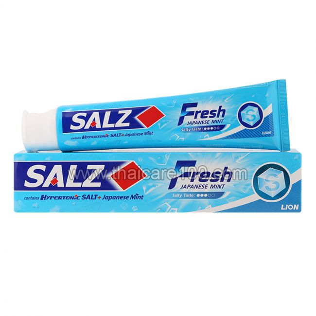 Зубная паста для защиты зубной эмали и десен Salz Fresh Japanese Mint 