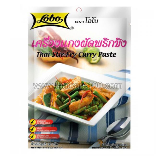 Тайская паста карри для жарки Thai Stir-Fry Curry Paste Lobo