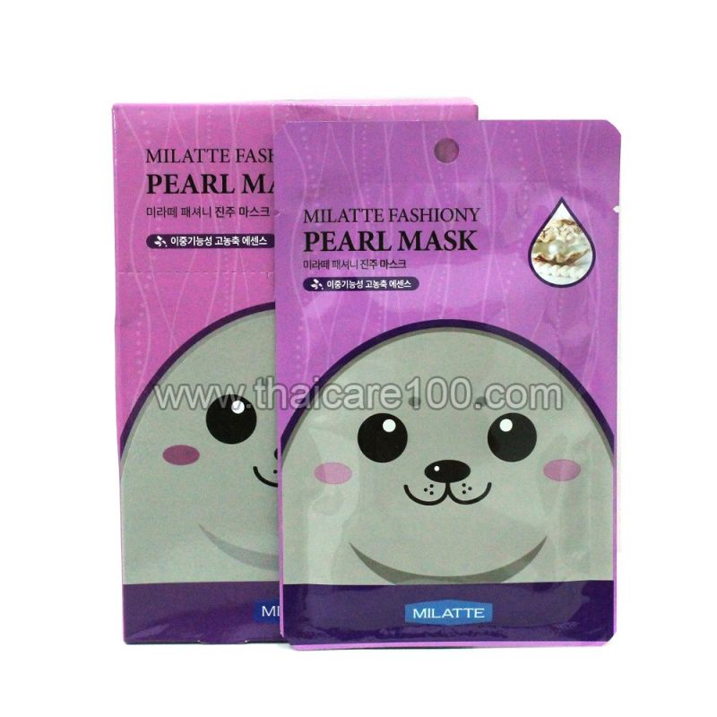 Жемчужная маска для тусклой кожи Milatte Fashiony Pearl Mask Sheet