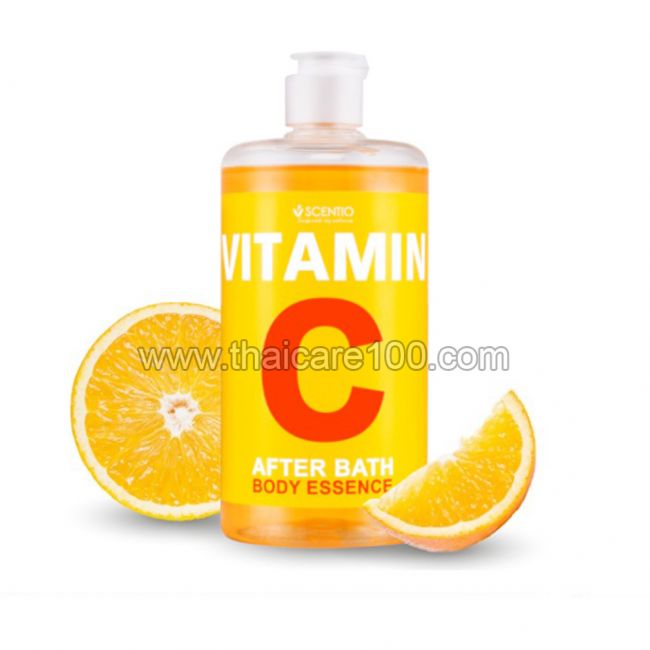 Отбеливающая ессенция для тела Scentio Vitamin C After Bath Body Essence
