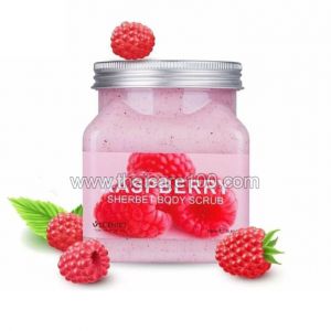 Скраб-щербет для тела с малиной Scentio Raspberry Sherbet the Bakery 