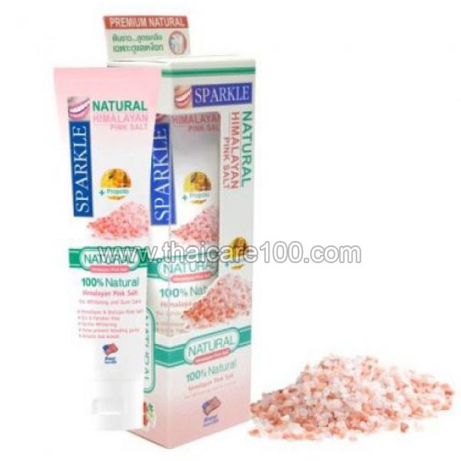 Зубная паста с гималайской солью Sparkle Natural Himalayan Pink Salt Toothpaste 100 гр
