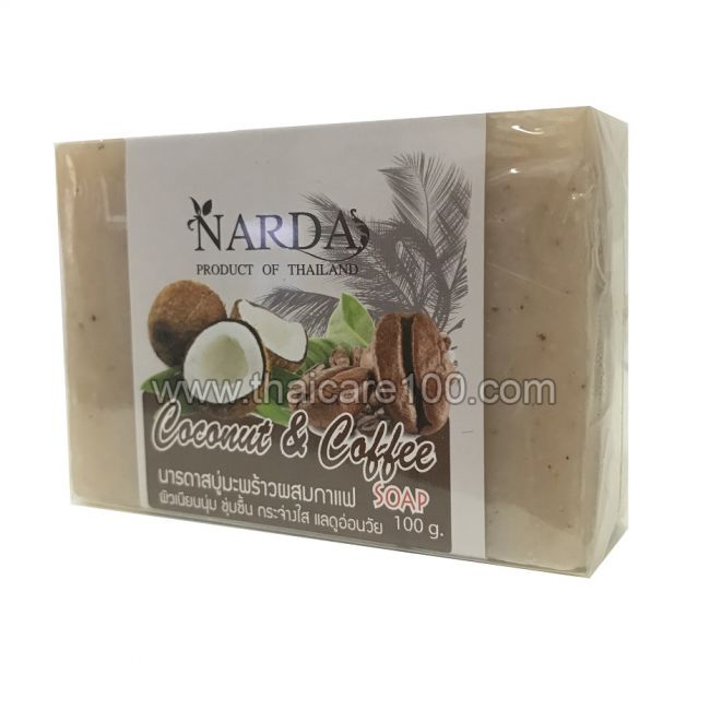 Кокосовое мыло с кофе Narda Coconut & Coffee Soap