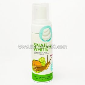 Пенка-мусс для умывания с улиточным муцином Snail White+ Mousse Foam Daiso