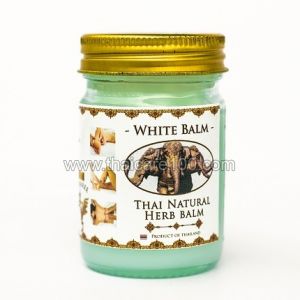 Белый Тайский Бальзам со слоном Thai Kinaree