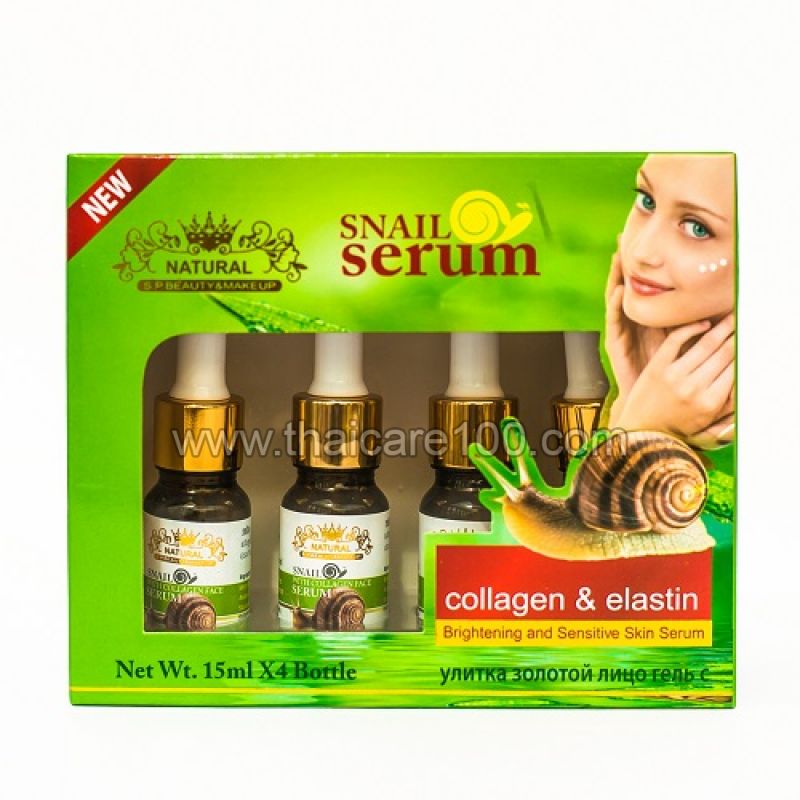 Антивозрастная сыворотка Naturе Repablic Snail Serum with Collagen&Elastin