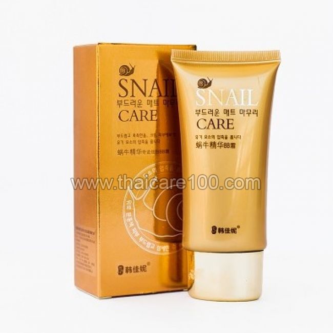 Крем-основа для идеального макияжа Belov Snail Care BB Cream с улиточным муцином