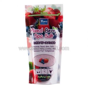 Спа-соль для тела отбеливающая подмышки, локти, бикини Yoko Mixx Berry с ягодами