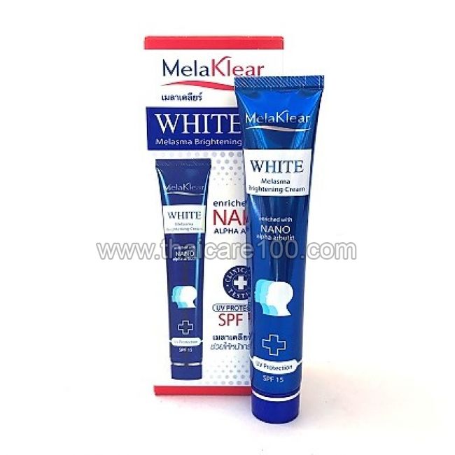 Нано-крем против мелазмы Melaklear White+ Melasma Brightening Cream