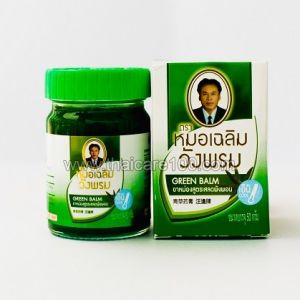 Тайский зеленый охлаждающий бальзам Wangprom 