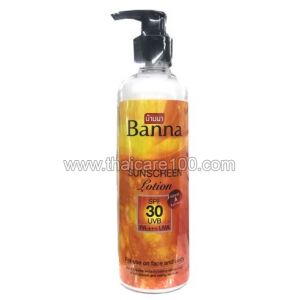 Солнцезащитный лосьон Banna Sunscreen Lotion SPF UVB30 PA+++ 