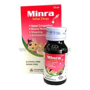 Антигистаминный сироп от заложенности носа для новорожденных Minra Infant Drops