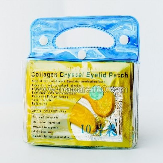 Корейские патчи для глаз с коллагеном и биозолотом Collagen Cristal Eyelid Patch (10 шт)