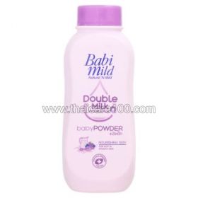 Детская присыпка с двойным молочным протеином Babi Mild Double Milk (180 гр)