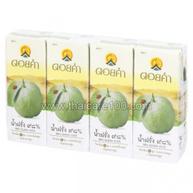 Натуральный 98% сок спелой гуавы Doi Kham 98% Guava Juice (4 шт)