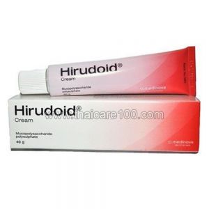 Крем Hirudoid Cream для лечения синяков, гематом, тромбофлебита (40 гр)