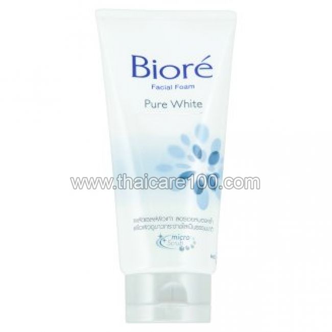Пенка для умывания для отбеливания кожи, склонной к пигментации Bioré Pure White