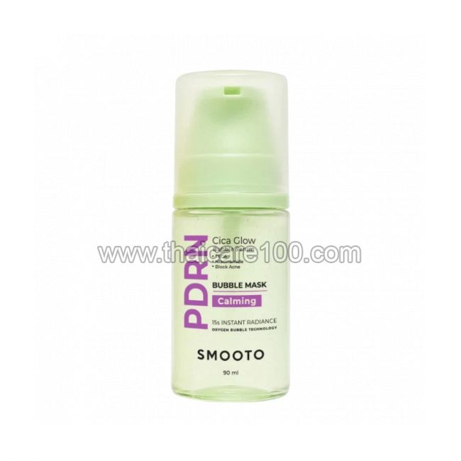 Успокаивающая пузырьковая сыворотка SMOOTO PDRN Cica Glow Bubble Serum (CALMING)  