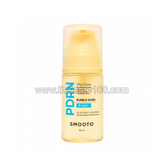 Пузырьковая сыворотка PDRN для сияния кожи SMOOTO PDRN Vita Glow Bubble Serum (BRIGHT) 