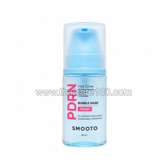 Увлажняющая сыворотка-маска с гиалуроновой кислотой SMOOTO PDRN Hya Glow Moist Bubble Serum Mask  