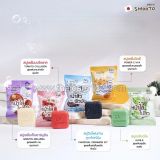 Мыло с углём и керамидами против акне Smooto Charcoal Ceramide Icy Acne Whip Soap