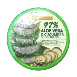 Увлажняющий и успокаивающий гель Aloe Vera&Cucumber Soothing Gel с алое-вера и огурцом